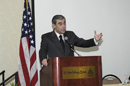 Secretary Carlos Gutierrez speaks at the American Competitiveness Forum in Atlanta, Georgia