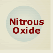 Nitrous Oxide topic page image - the word Nitrous oxide