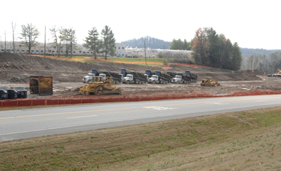 Photo of site preparation for Oak Ridge Scicen and Technology Park