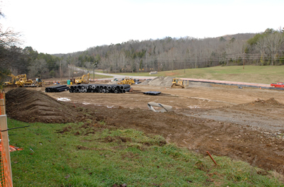 photo site construction new Oak Ridge Science and Technology Park