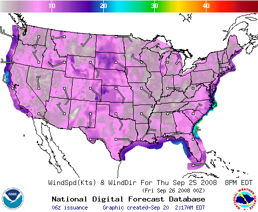 National Digital Forecast Database Image