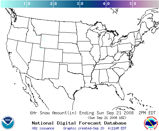 National Digital Forecast Database Image