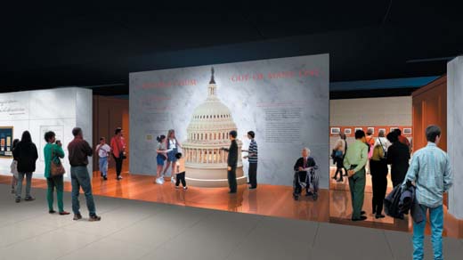 Artist Rendering of the Capitol Dome Model