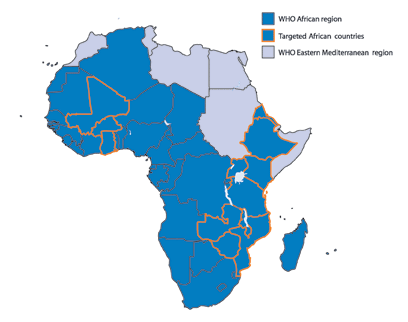 The World Health Organization (WHO) African region 
