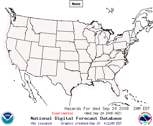 National Digital Forecast Database Image