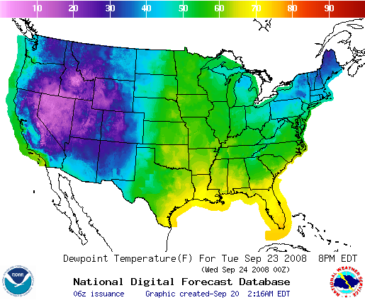 National Digital Forecast Database Image