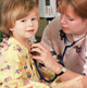 Pediatric nurse w/patient