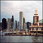 View of Chicago waterfront.