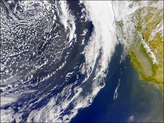 Asian Dust Arrives Over California