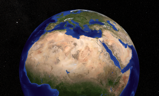 This image shows the 3 regions in North Africa: The Sahara, the Sahel, and the Sudan. The Sahel, a word derived from the Arabic ’sahil’ meaning shore, is a semi-arid belt of barren, sandy and rock-strewn land which stretches 3,860km across the breadth of the African continent and marks the physical and cultural divide between the continent’s more fertile south (the Sudan Region) and Saharan desert north.