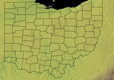 Map of Ohio. Click for larger image of map.