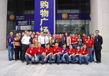 Group photo of WalMart employees in Beijing, China.  Click here for larger image.