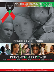 National Black HIV/AIDS Awareness Day 2008 Poster