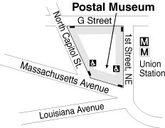 Postal Museum Access Map