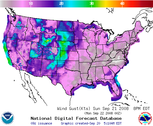 National Digital Forecast Database Image