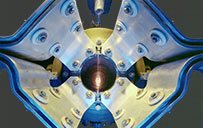 View into one of the NuMI Beam magnetic focusing horn devices