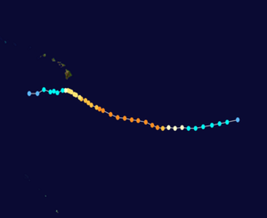 Hurricane Flossie Track