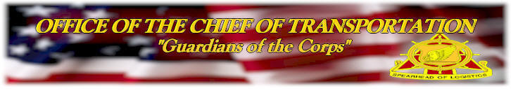 US flag background and link to Office of Chief of Transportation