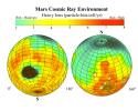 Estimated Radiation on Mars, Hits per Cell Nucleus