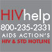 HIVHelp, 800.231.2331, AIDS Action's HIV & STD Hotline
