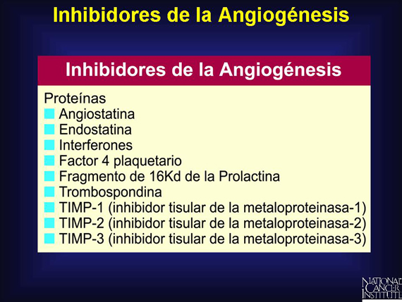 Inhibidores de la Angiogénesis