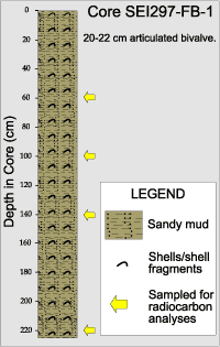 diagram indicating core make-up