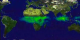 Global aerosol concentrations from May 1997 through May 1998 from Earth Probe TOMS