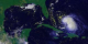 This animation shows the cloud formations created by Hurricane Dennis in August, 1999.