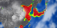 This image is of Nitrogen Dioxide, NO2, on October 16, 2004.