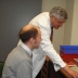 Digitizing documents at the IAEA: INIS Imaging Technician Branko Krznaric (left) and Yves Reynold-Pulido, OCR Specialist