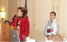 Picture of Jamescita Mae Peshlakai, and Pamela Jensen