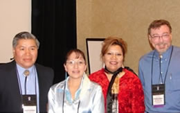 Picture of Sibert Seciwa, Pamela Jensen, Jamescita Mae Peshlakai, and Michael Brabec