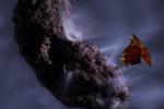 Artist's Concept of Deep Impact's Encounter with Comet Tempel 1