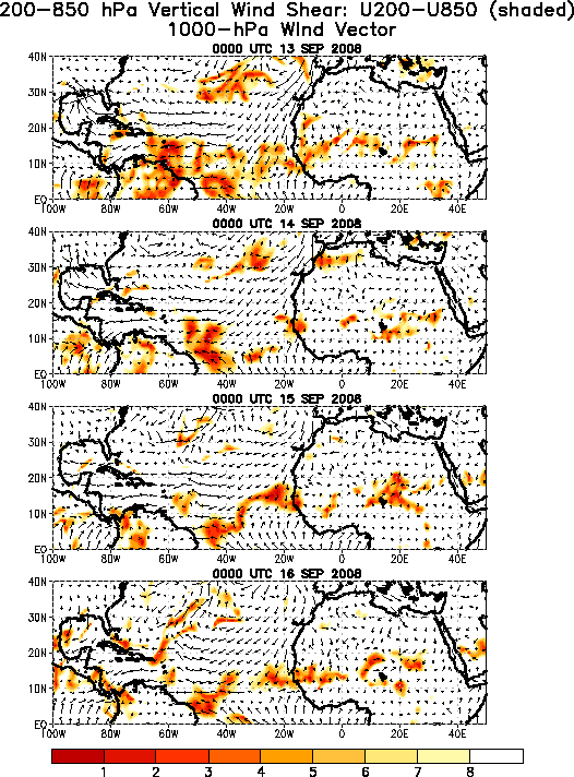 24-Hour Vertical Wind Shear and Circulation
