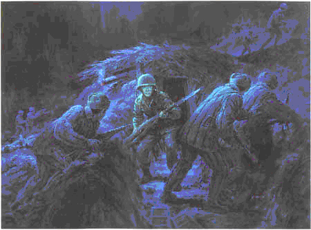 Korean War Congressional Medal of Honor Recipient Painting: CORPORAL HIROSHI N. MIYAMURA