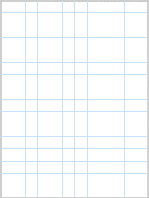 Image of graphing grid to be used to draw out fire escape route