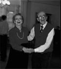 Photo of an older couple dancing
