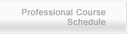 Professional Course Schedule