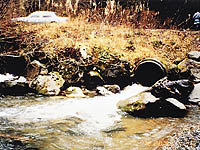 Photo: Rasmussen Creek culvert before before removal