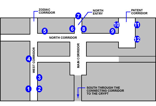 Brumidi Corridors Layout Diagram