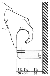 Figure 39(c) - Size and Spacing of Handrails and Grab Bars - Handrail