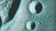 Anaglyphic 3D panorama from Apollo 15<BR>Features: craters Krieger, Rocco and Ruth