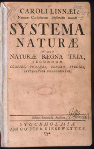 Systema Naturae by Charles Linnaean