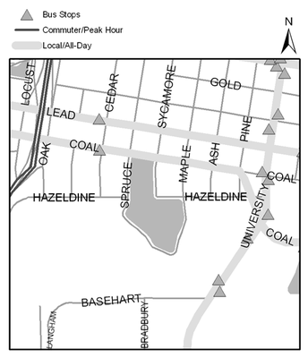 Map of Roosevelt Park