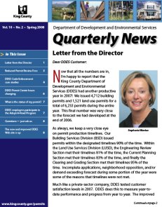 Current issue of DDES quarterly news - click to view (PDF, 255KB).