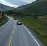 cars on a road