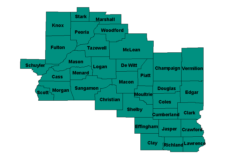 County Warning Area map