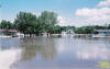 Sangamon River flooding in Spaulding, May 2002.  Photo by Casey Mayfield.