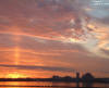 Sunset over Peoria, 10/27/2004.  Photo by John Carlson.