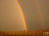 Double rainbow near Chrisman, 11/15/2005.  Photo by Brent Tuggle. 
